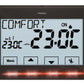 Termostato digitale da parete Perry 1TPTE029A 230V, design elegante e funzionale