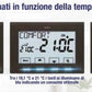 Termostato digitale Perry 1TPTE029B da parete, bianco, 230V, design elegante e materiali di alta qualità, ideale per ambienti privati e professionali. Facile da usare con menu multilingua e display LCD retroilluminato da 4,3. Funzionamento ON/OFF con dif
