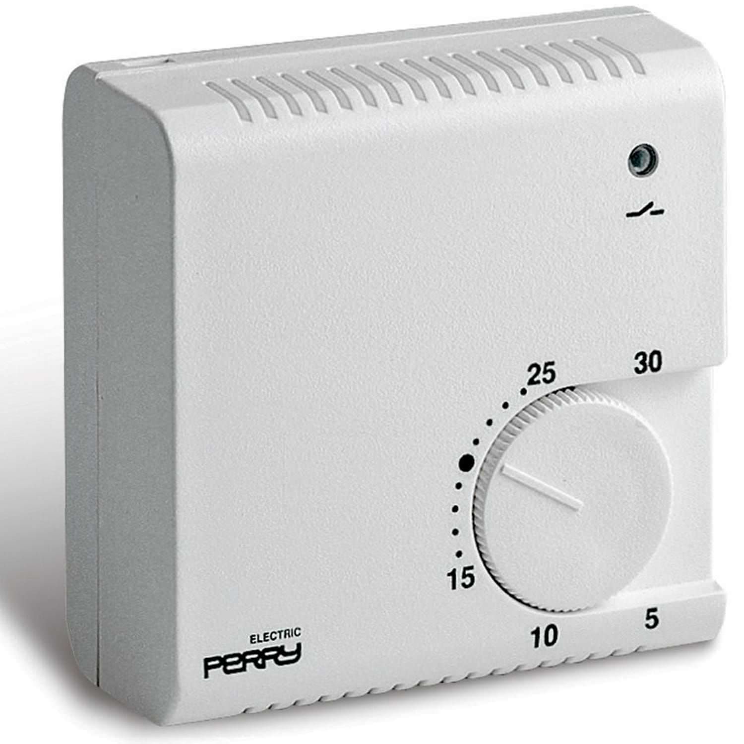 Termostato elettronico da parete Perry 1TPTE036: eleganza e funzionalità per il tuo ambiente. Acquista ora e goditi un prodotto di alta qualità, resistente e dal design moderno. Investi nel comfort e nella durabilità, con acquisto sicuro, consegna veloce