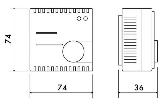 Termostato elettronico bianco Perry 1TPTE041 eleganza e funz
