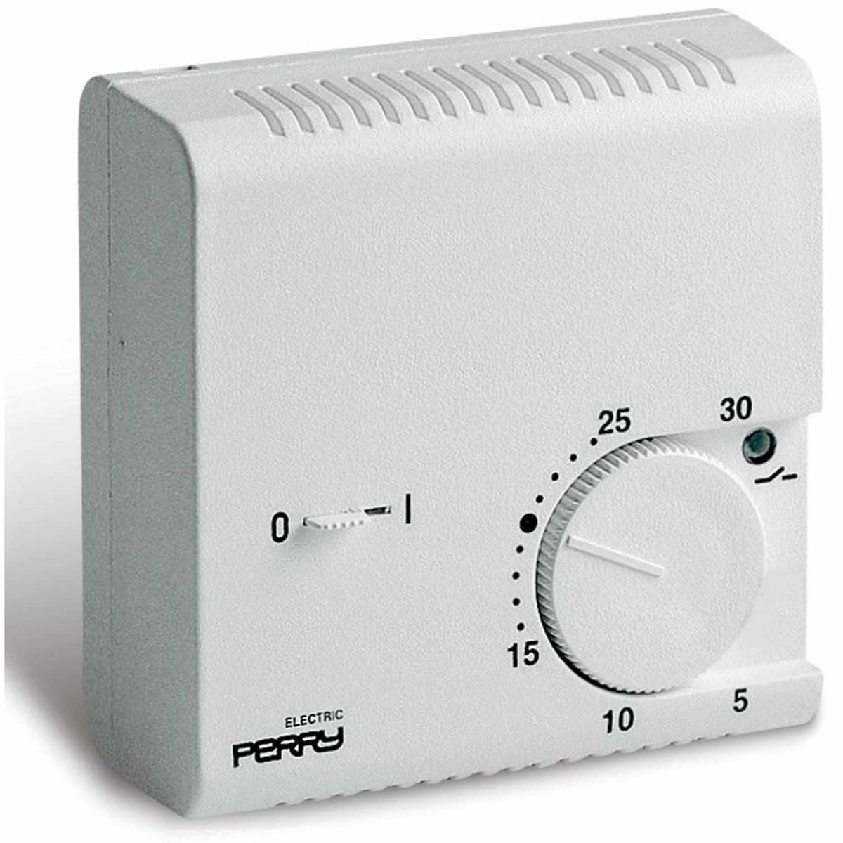 Termostato bianco elegante per parete Perry 1TPTE046 qualita