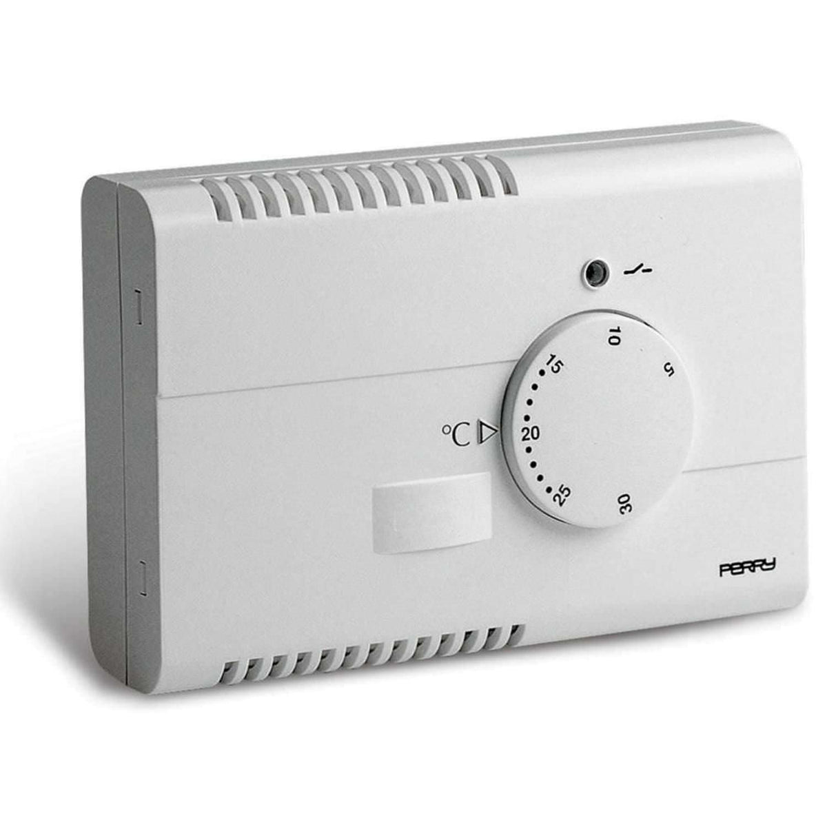 Termostato elettronico da parete Perry design elegante e fun