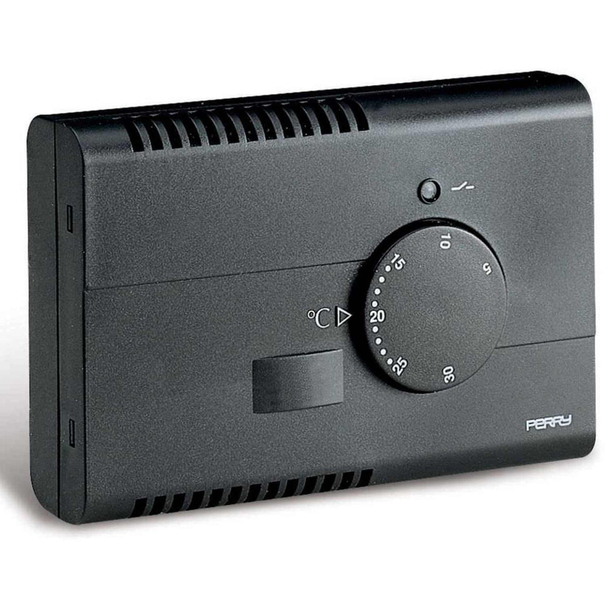 Termostato elettronico da parete Perry design elegante e fun