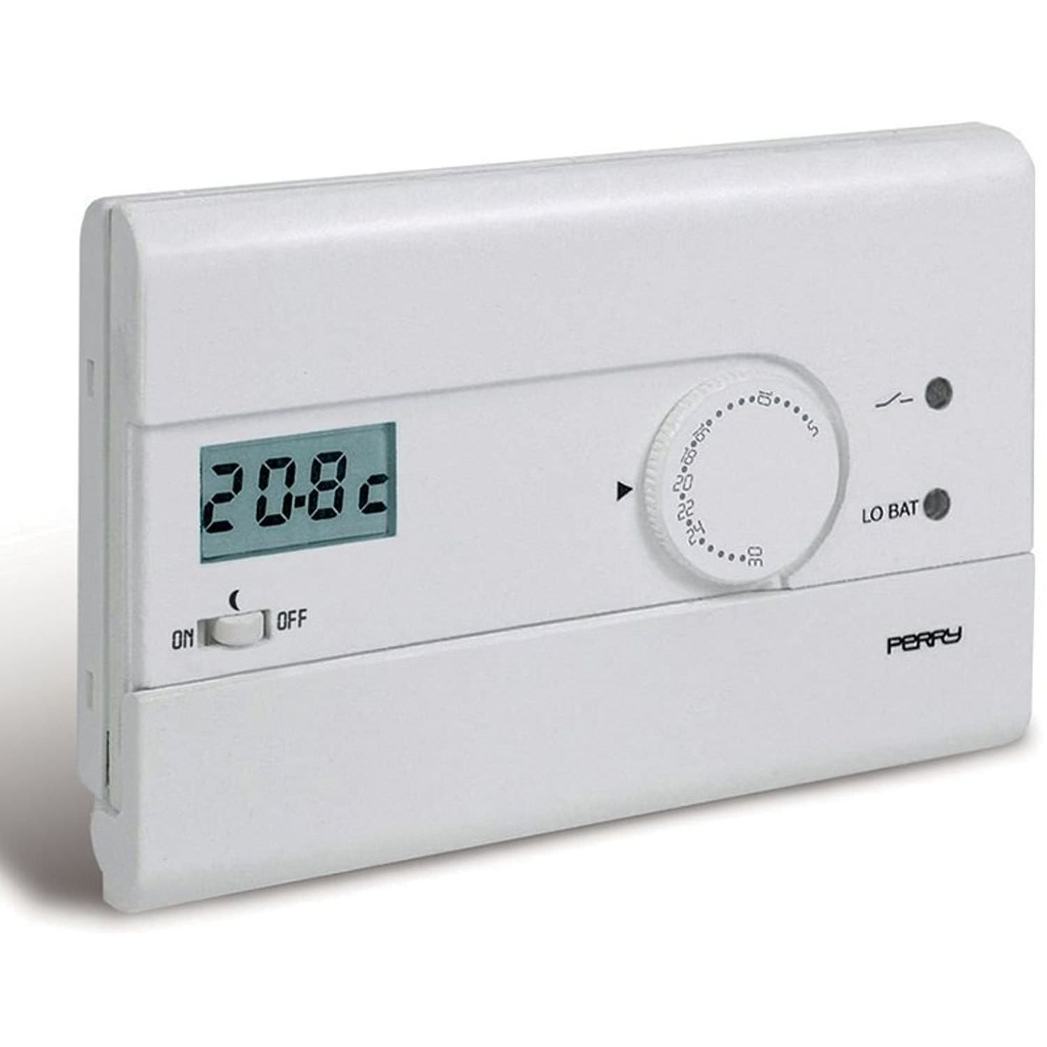 Termostato Perry 1TPTE400-B: eleganza e precisione per il tuo ambiente