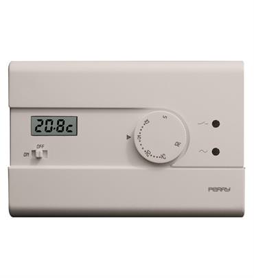 Termostato digitale bianco Perry 1TPTE410-B: eleganza e funzionalità per il tuo ambiente