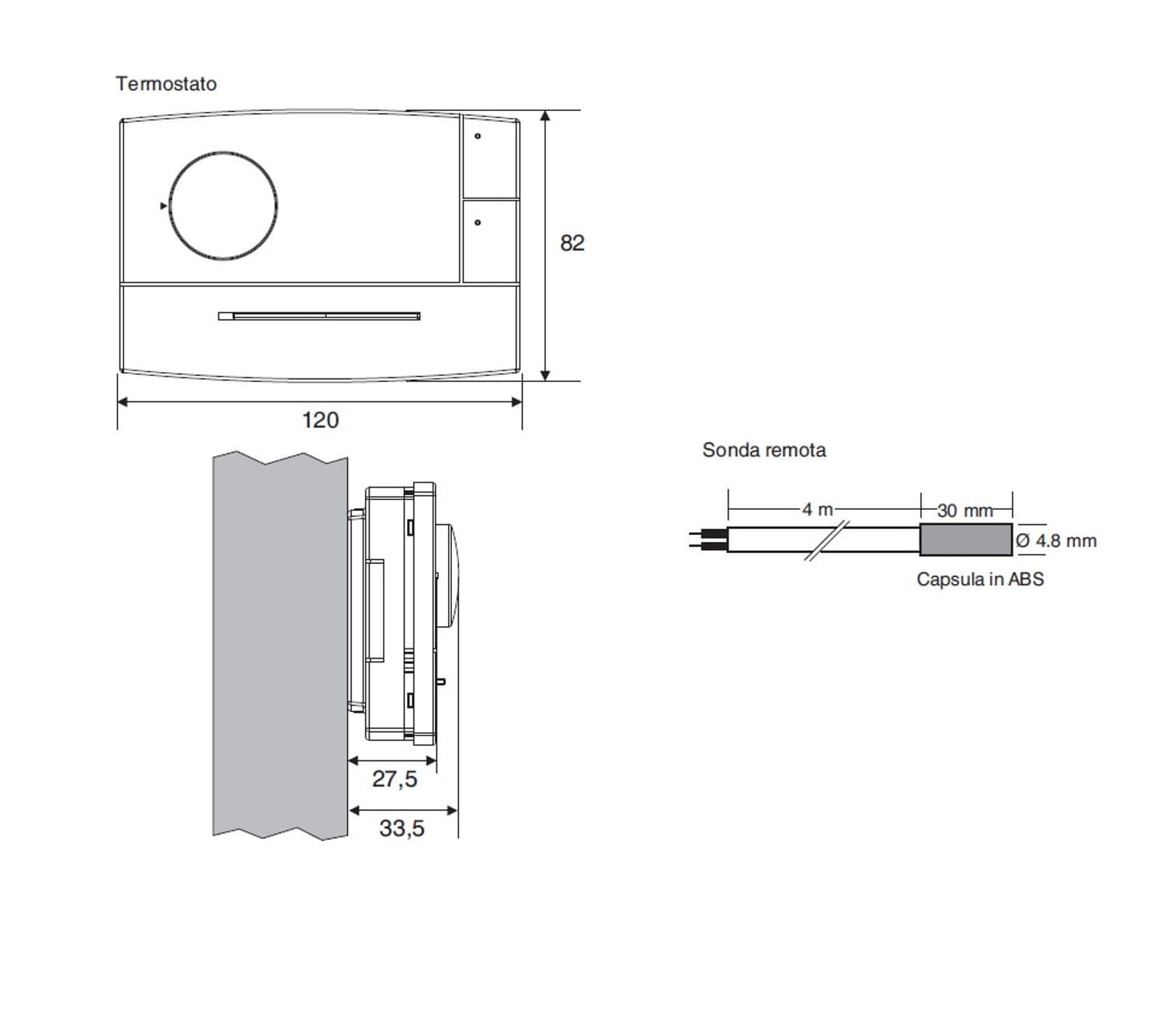 Termostato elettronico Perry 1TPTE502B: eleganza e qualità per il tuo ambiente