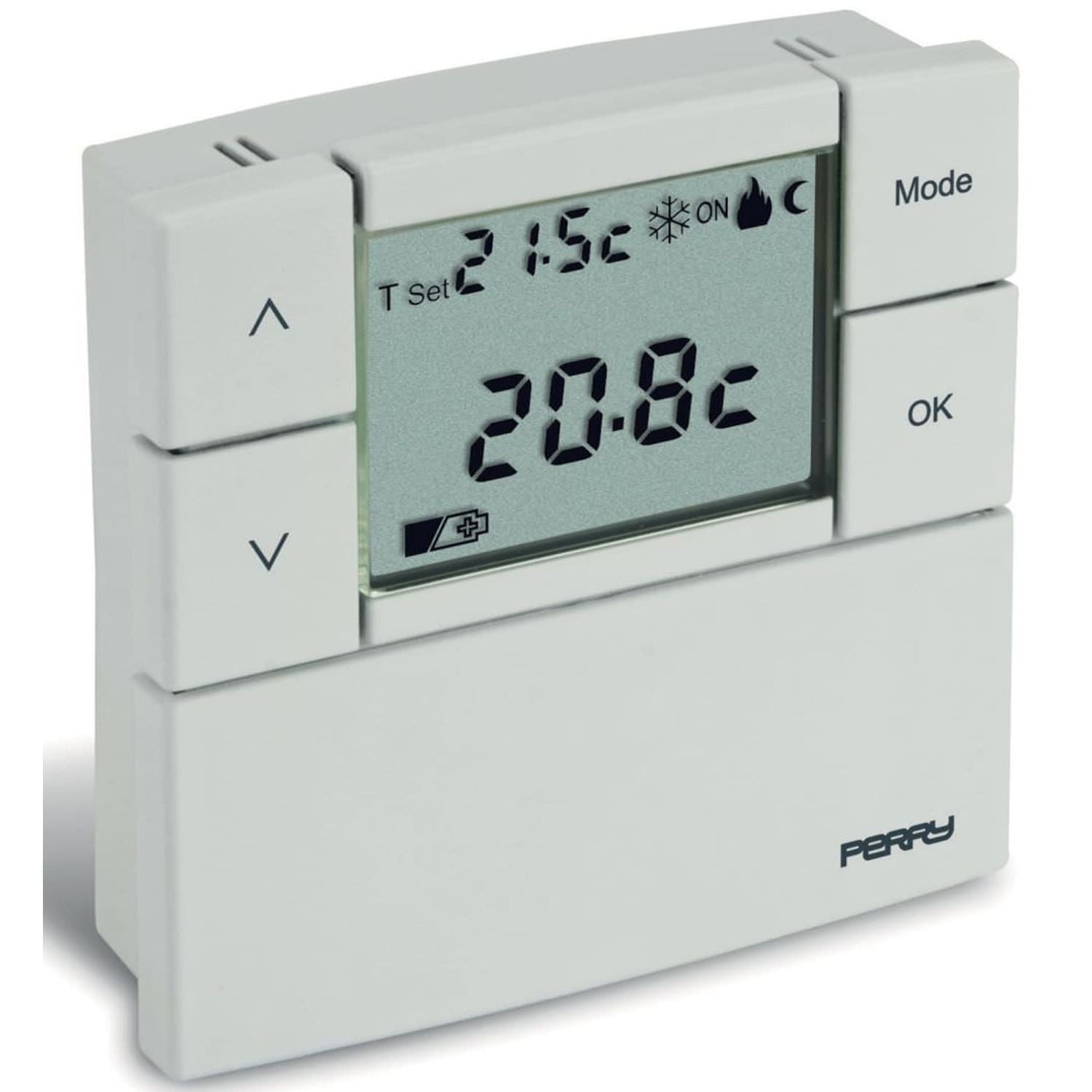 Termostato digitale Perry 1TPTE530B: eleganza e funzionalità per il tuo ambiente