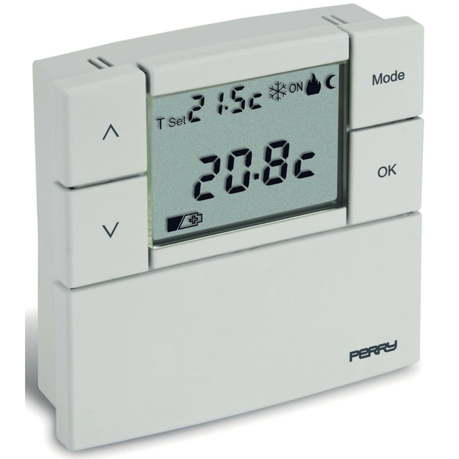 Termostato digitale Perry 1TPTE531B: eleganza e precisione per il tuo ambiente