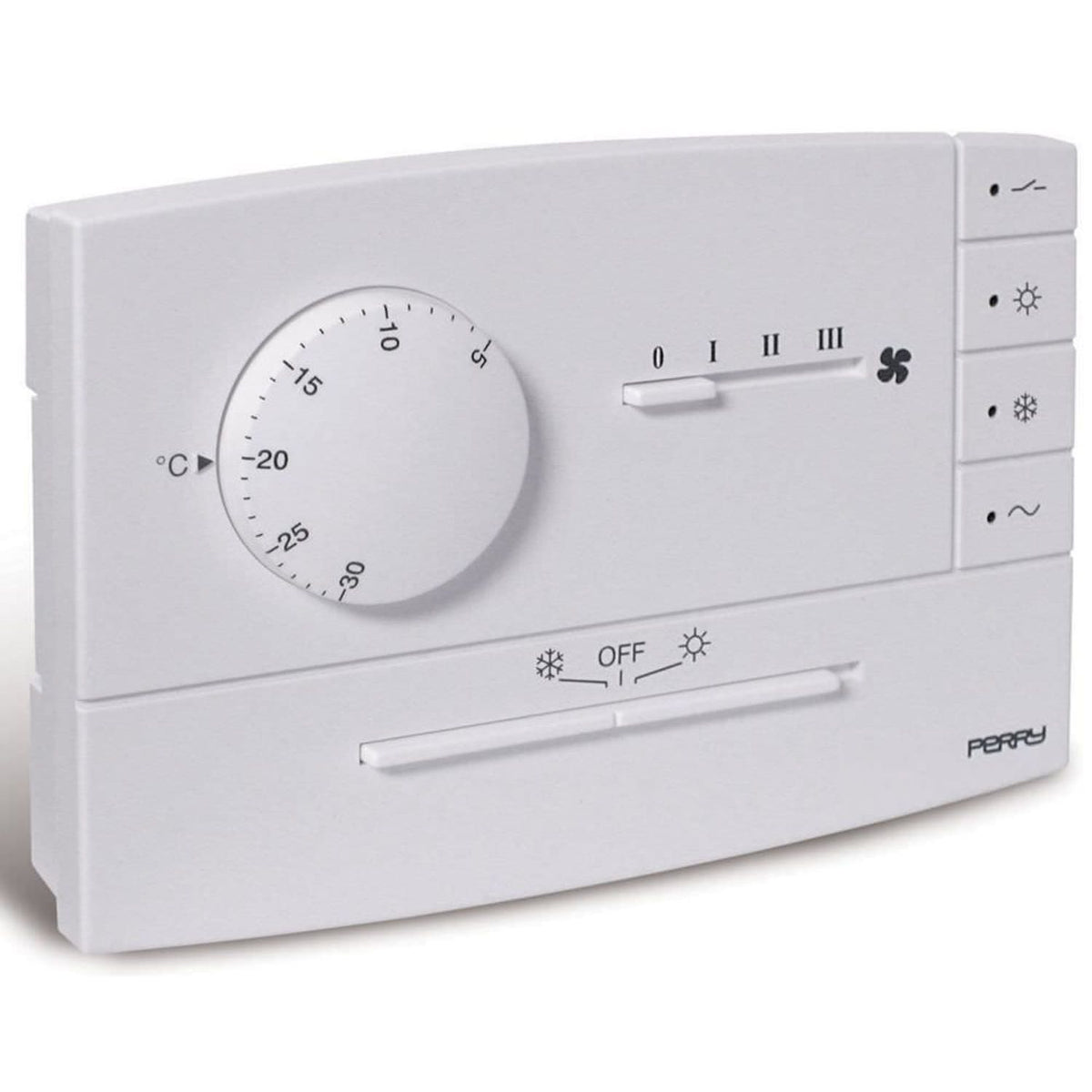 Termostato elettronico da parete Perry 1TPTE565B per fan coi