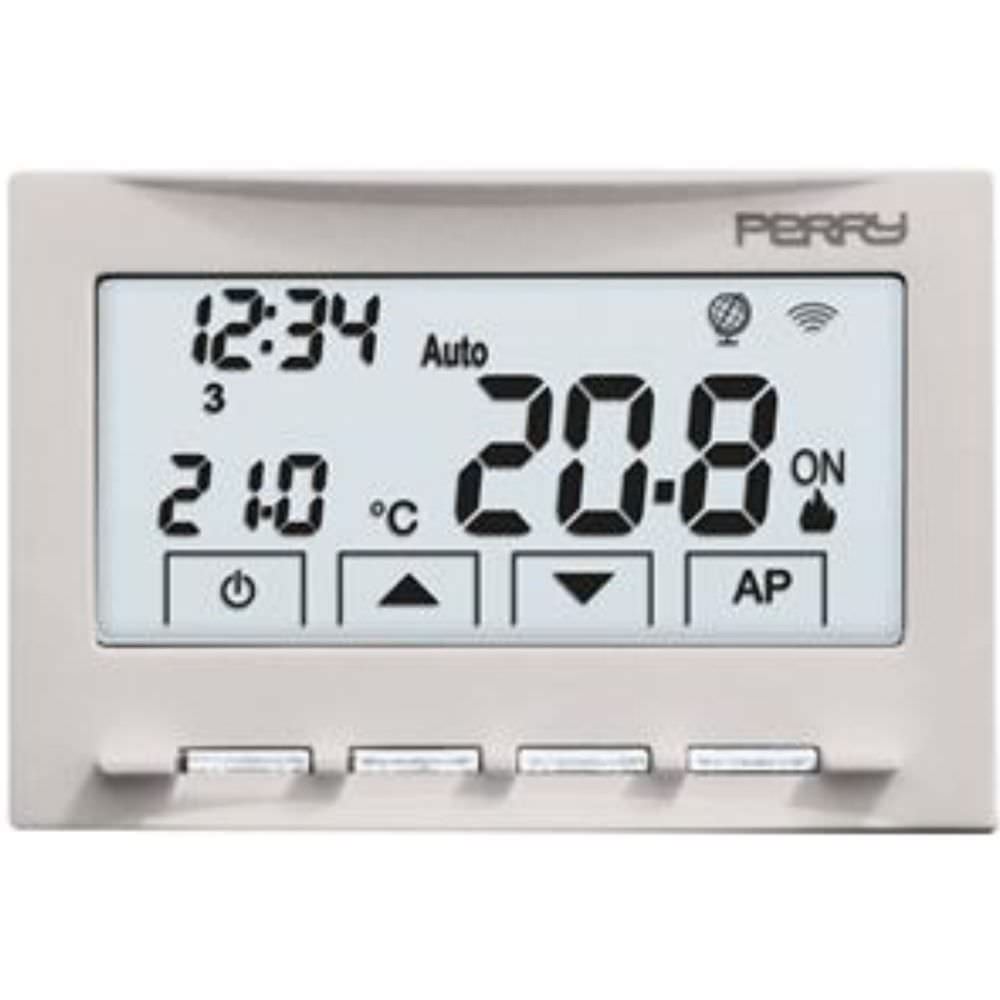 Cronotermostato Wi Fi da Incasso Bianco 230V Eleganza e Funz