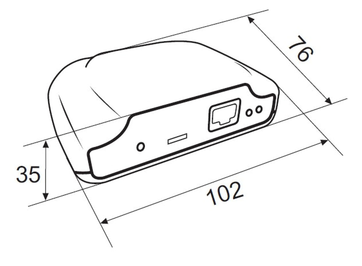 Smartbox Wi Fi Perry 1TXRX01WIFI per Cronotermostato Eleganz