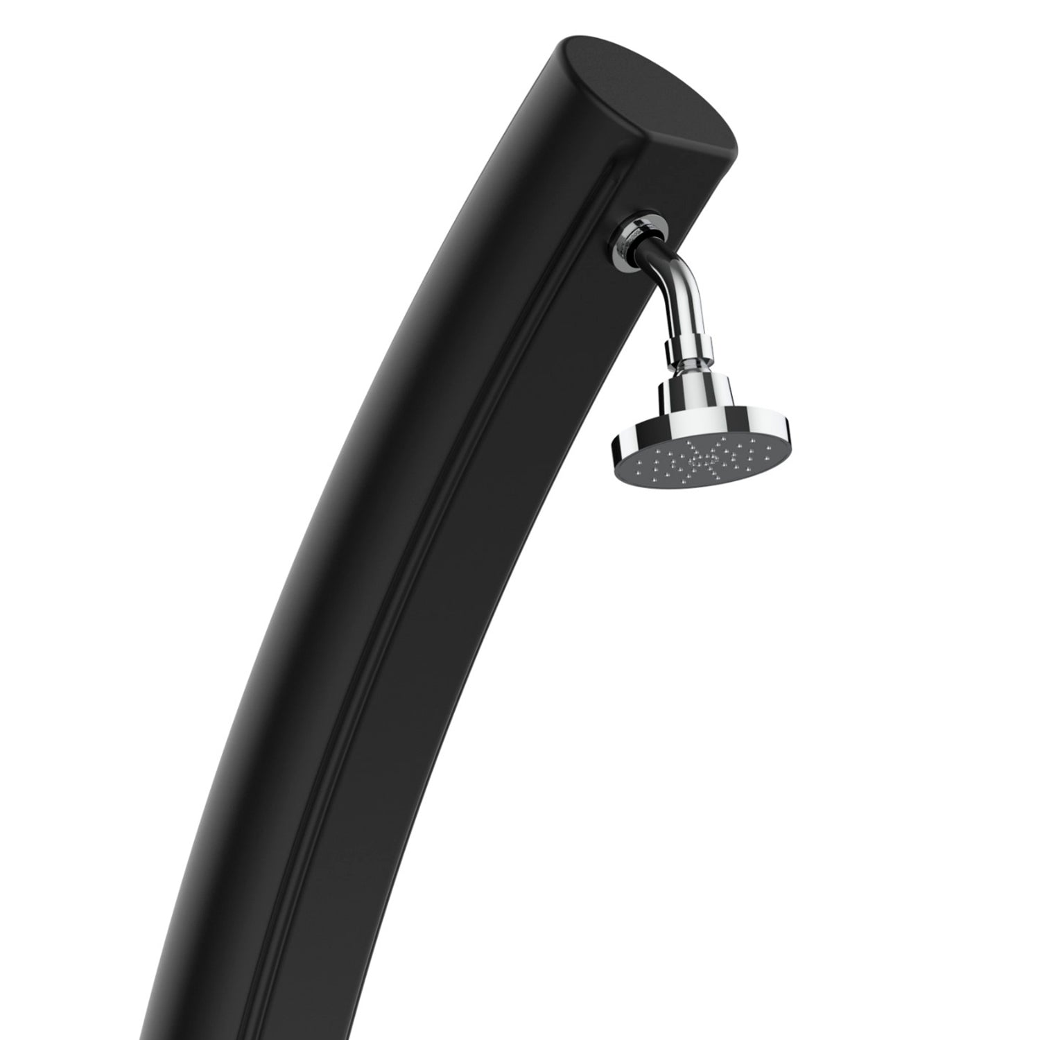 Doccia solare nera Rio Black: design elegante e materiali resistenti