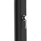 Doccia solare nera Rio Black: design elegante e materiali resistenti