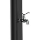 Doccia solare nera Rio Black: design elegante e materiali resistenti