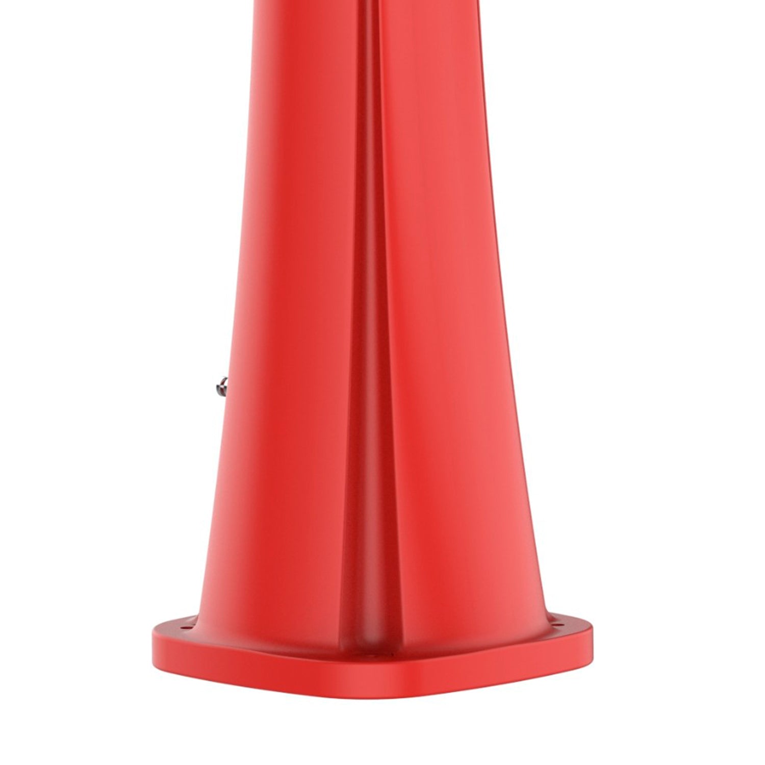 Colonna doccia solare rossa per giardino, design italiano