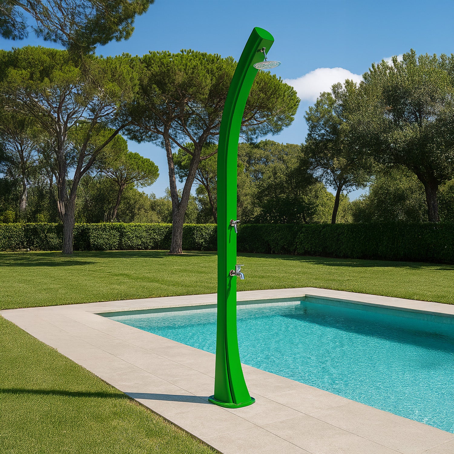 Doccia solare verde STARMATRIX RIOXXL-SS0935XXL-GREEN: design elegante, materiali resistenti, installazione semplice. Acquista ora!
