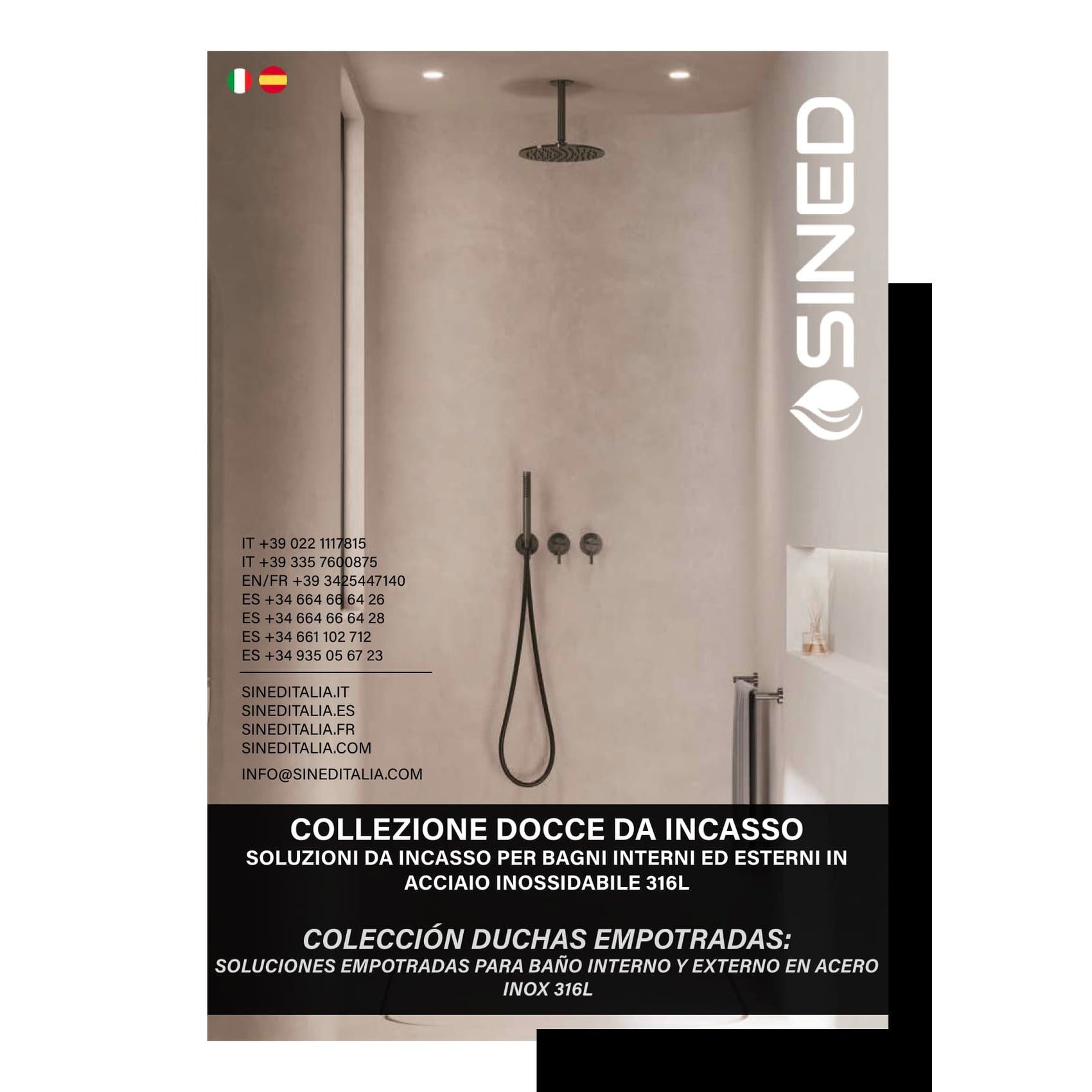 Scopri il catalogo Sined Design Acqua 2026 eleganza e qualita