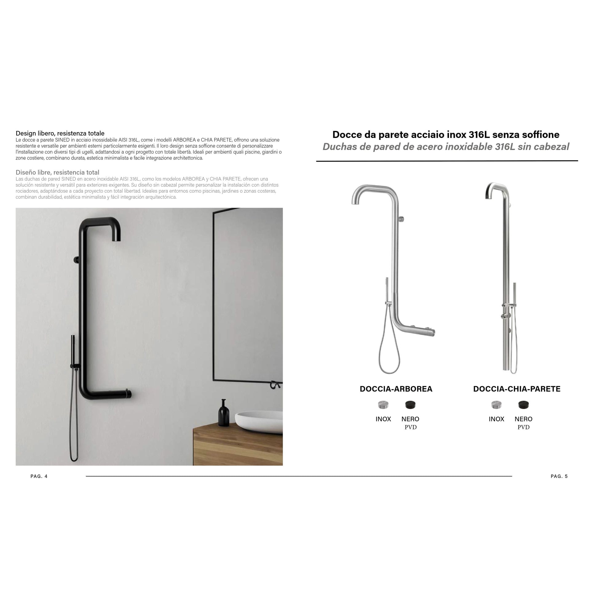 Scopri il catalogo Sined Design Acqua 2026 eleganza e qualita