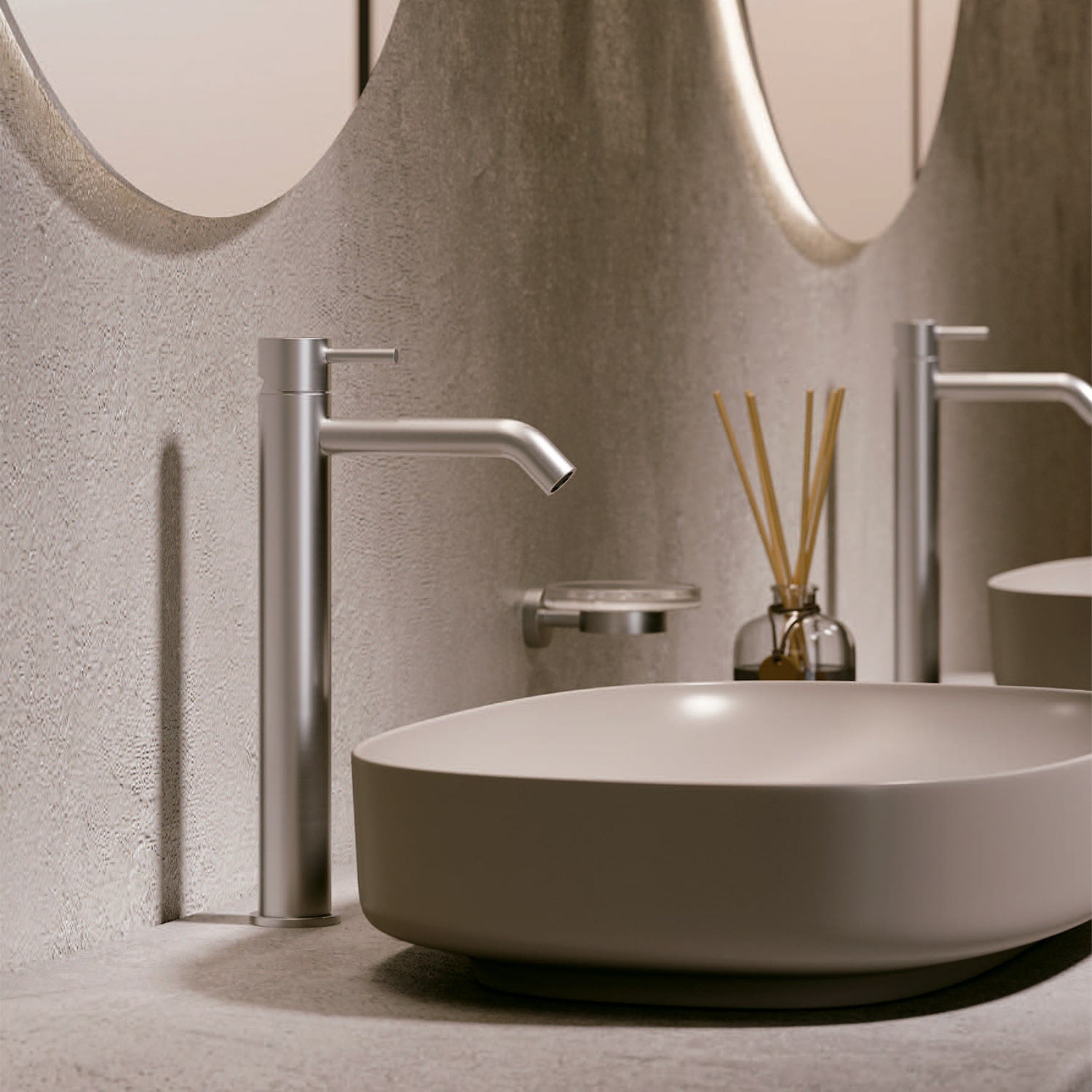 Rubinetto bagno inox Levante Alto: eleganza e resistenza