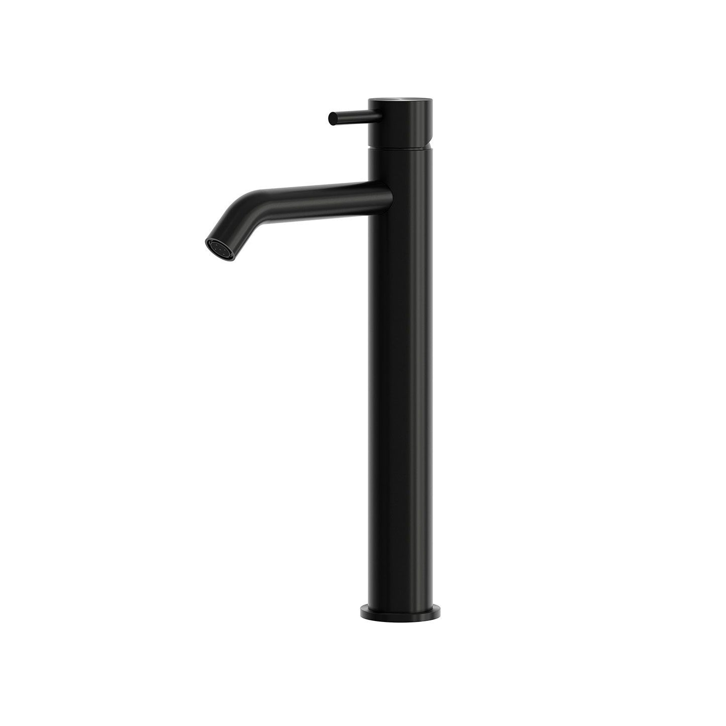 Rubinetto miscelatore lavabo nero in acciaio inox 316L