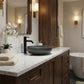 Rubinetto lavabo Levante Basso Nero eleganza e qualita