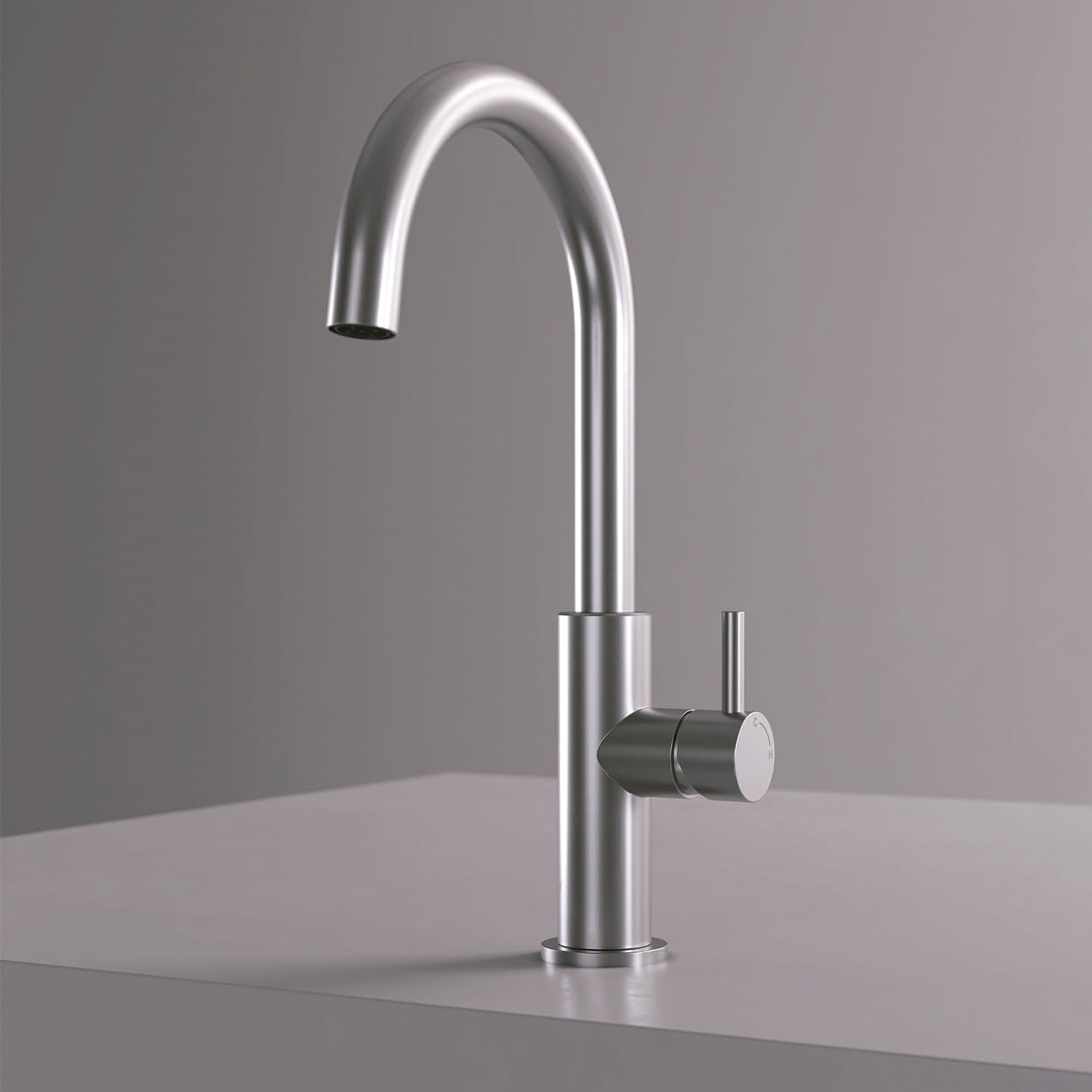 Rubinetto Sined Levante Alto Inox: Eleganza e Durabilità