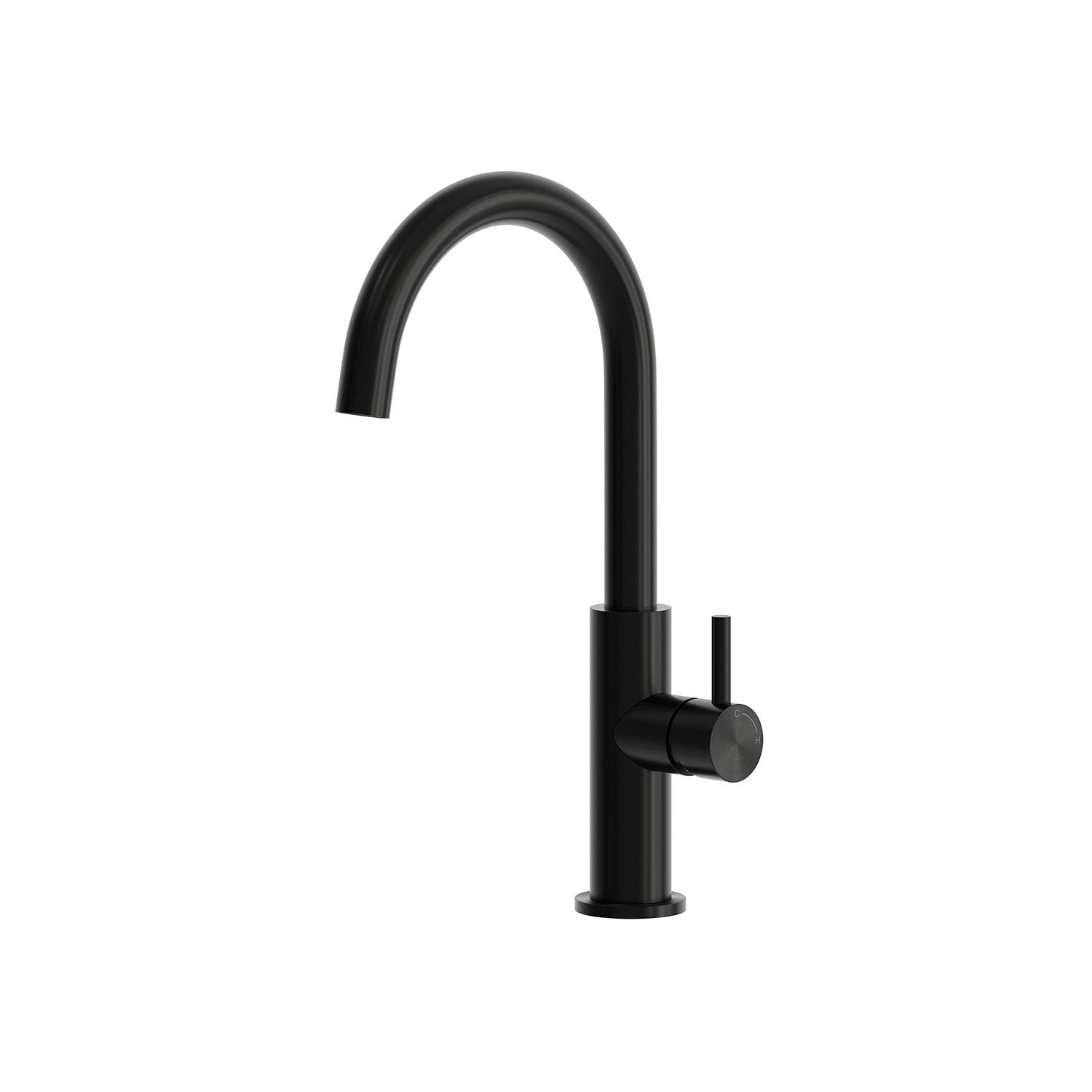 Rubinetto cucina Levante alto nero inox 316L eleganza e durata garantite acquista ora