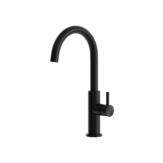 Grifo de cocina Levante alto negro inox 316L elegancia y durabilidad garantizadas compra ahora
