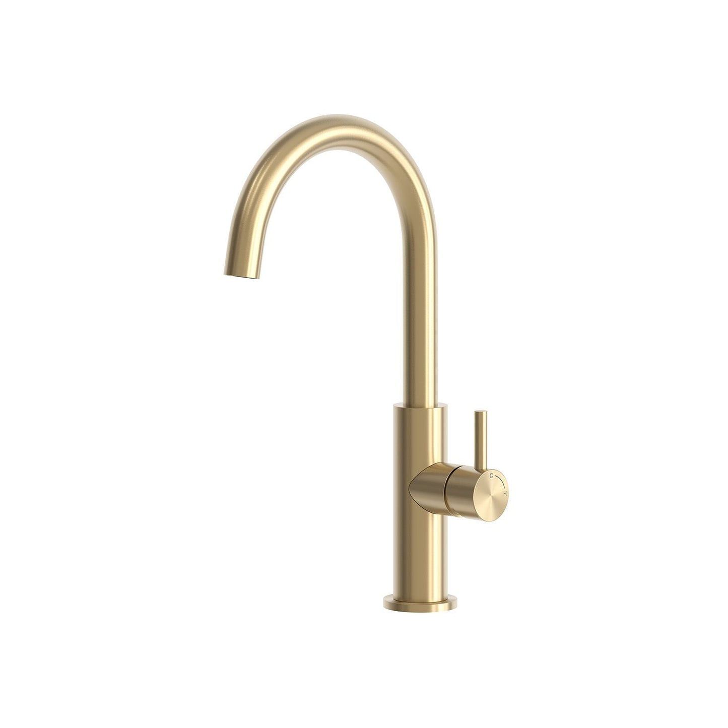 Rubinetto cucina Levante alto oro inox 316L eleganza e durata