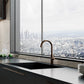 Rubinetto Sined Levante Alto Inox Oro Rosa: Eleganza e Durabilità per la Tua Cucina