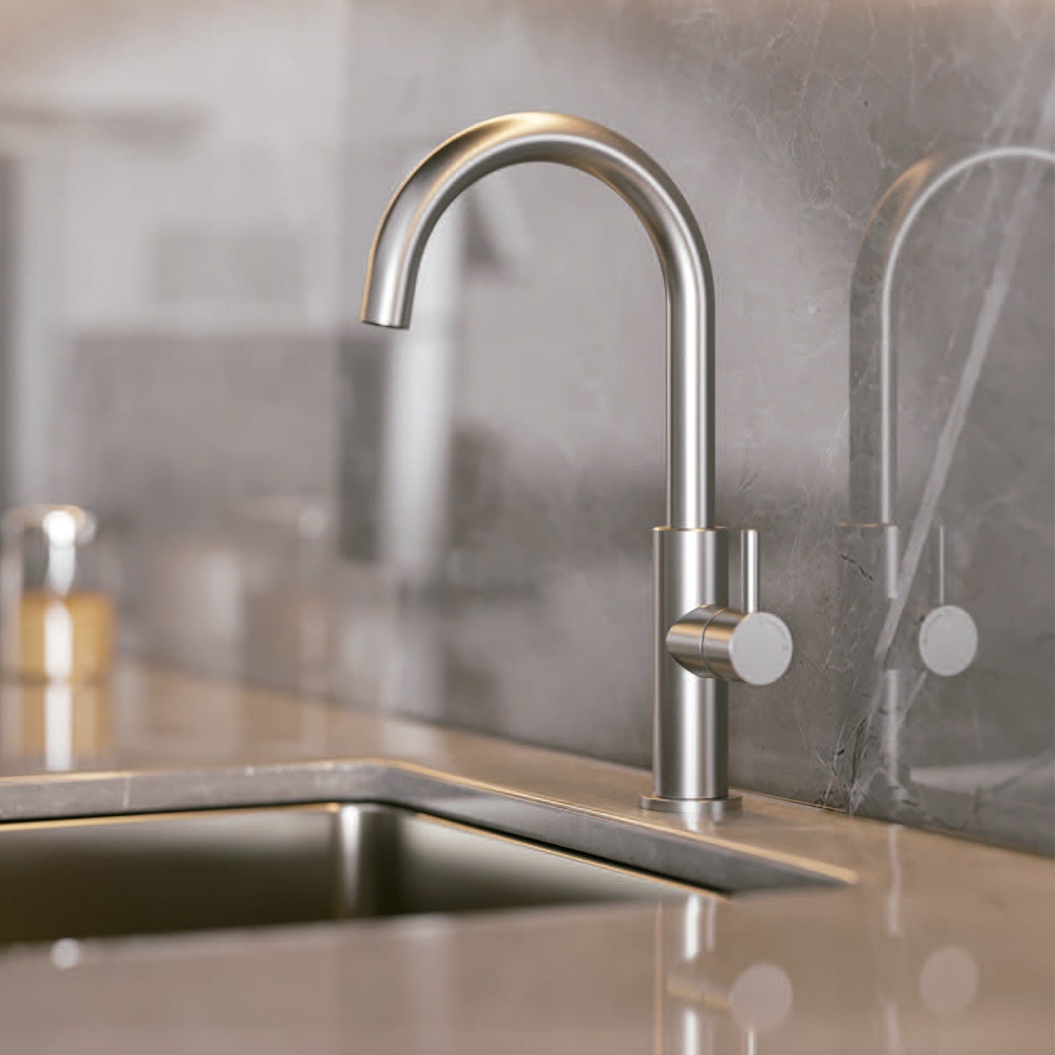Rubinetto inox Levante basso: eleganza e funzionalità