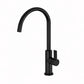 Rubinetto cucina SINED Levante Basso Nero eleganza e resistenza in acciaio inox 316L
