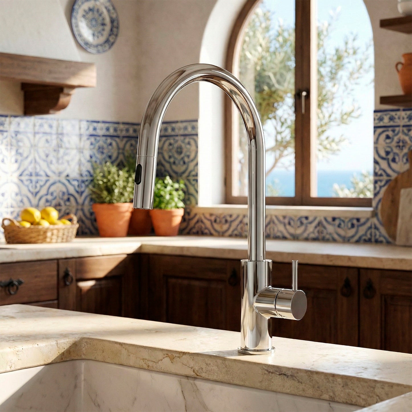 alt
Grifo de cocina SINED LEVANTE de acero inoxidable 316L extraíble