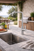 Rubinetto cucina SINED Levante inox 316L eleganza e resisten