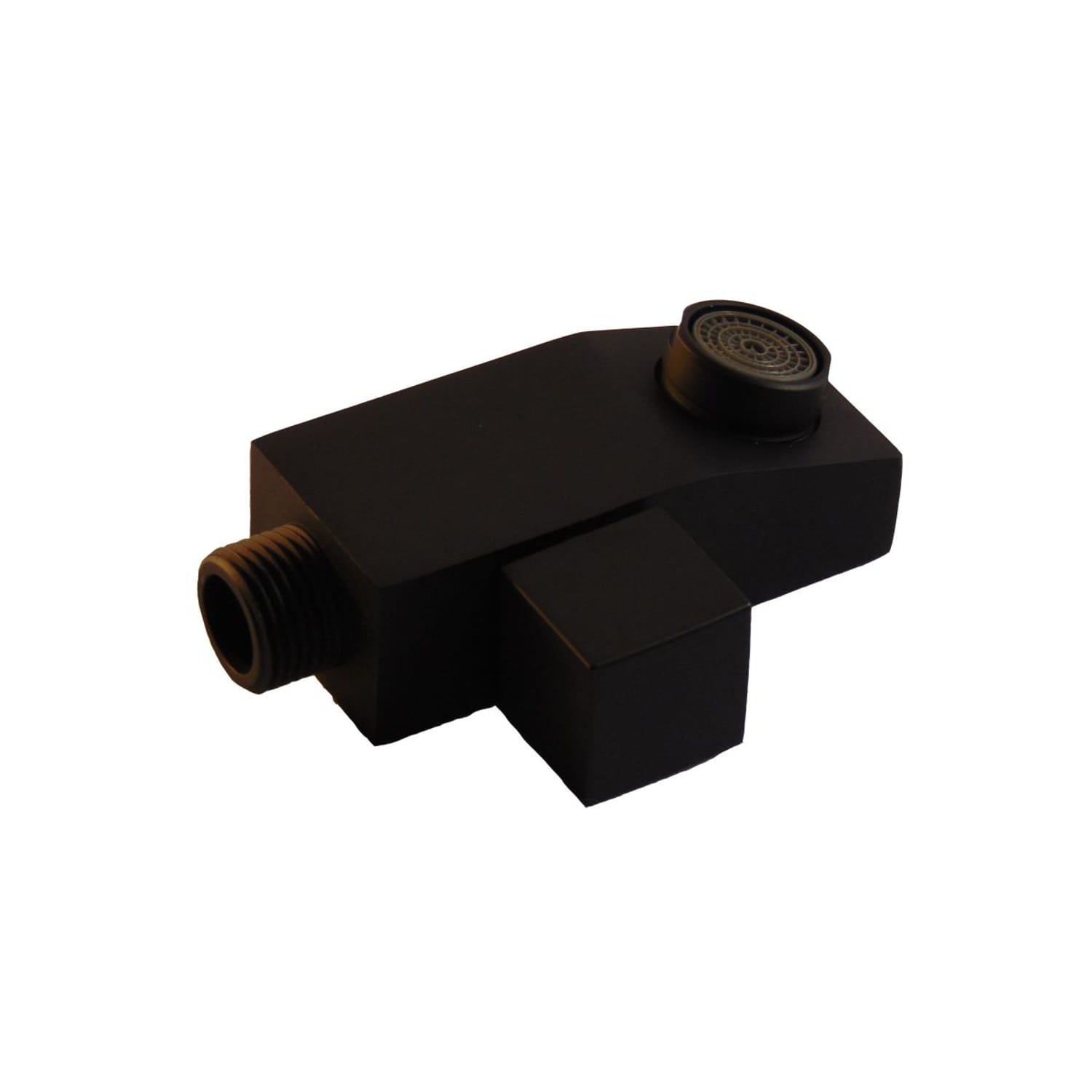 Rubinetto lavapiedi nero SINED: design squadrato, qualità e resistenza per il tuo giardino.
