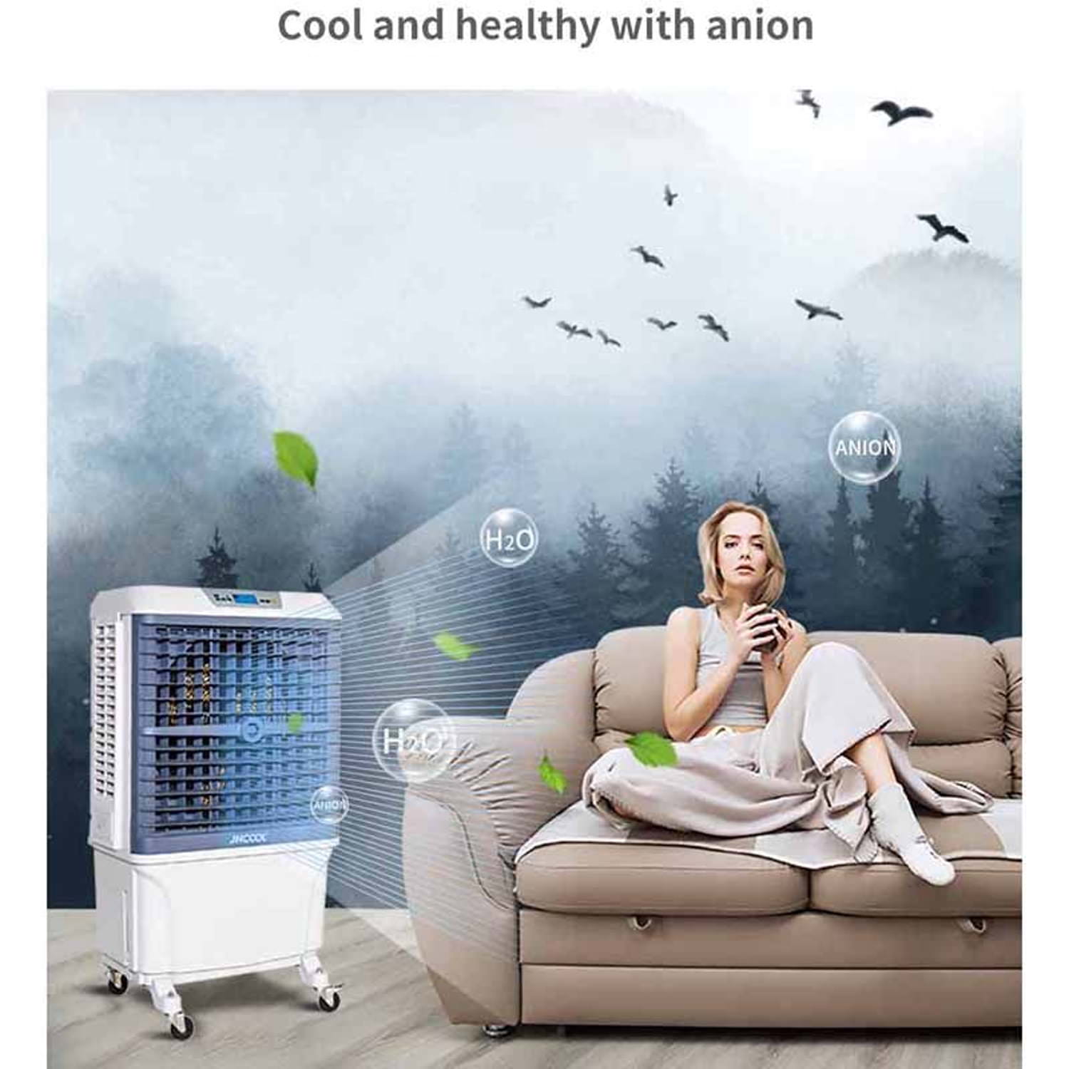 Raffrescatore Mobile 802: design elegante, materiali resistenti, ideale per ambienti privati e professionali. Acquista ora!