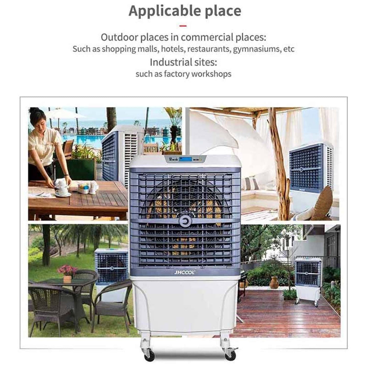 Raffrescatore Mobile 802: design elegante, materiali resistenti, ideale per ambienti privati e professionali. Acquista ora!