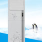Raffrescatore portatile bianco SINED: design elegante, rinfresca e purifica l'aria fino a 30mq, consumo 3-5L/h. Acquista ora!