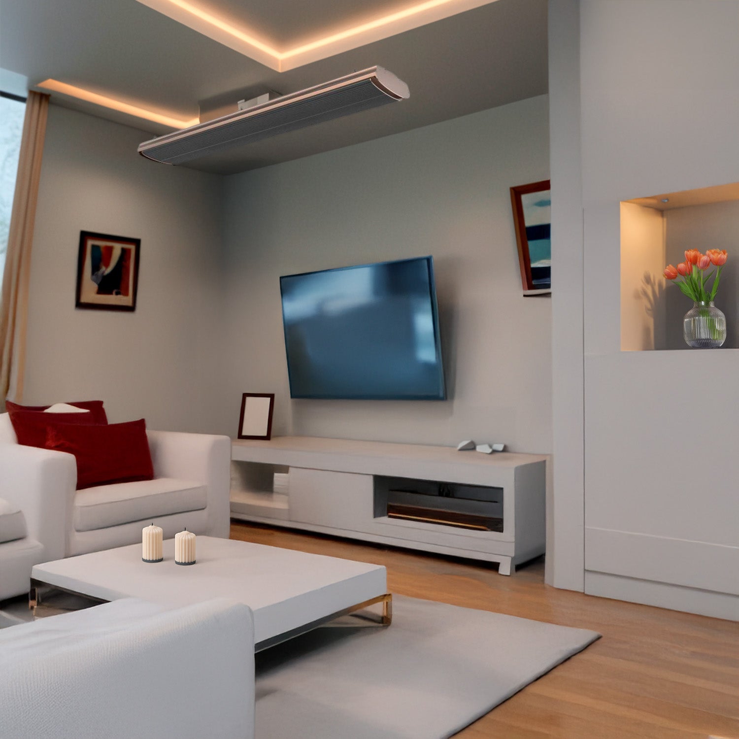Riscaldatore Infrarossi Industriale 4000W: Eleganza e Qualità