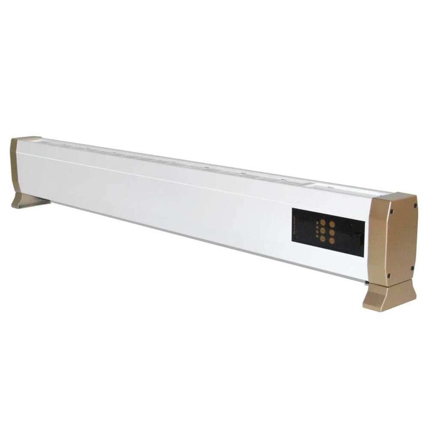 Riscaldatore a battiscopa 2200W SINED: design elegante, alta efficienza energetica e funzionamento silenzioso. Adatto per ambienti domestici e professionali, offre versatilità di posizionamento e controllo remoto. Acquista ora per un comfort duraturo e u