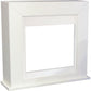 Cornice per camino Adra in MDF bianco: eleganza e robustezza, acquista ora!