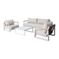 Set divano 2 posti + 2 poltrone cuoio