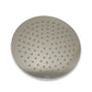 Soffione inox 25 cm per docce da esterno eleganza e resisten