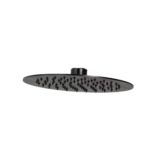 Soffione doccia nero 30 cm in acciaio 316L Sined