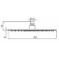Soffione doccia inox oro rosa 30 cm: eleganza e durata