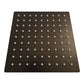 Soffione doccia quadrato 6 nero in acciaio inox: eleganza e qualità