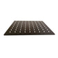 Soffione doccia quadrato 6 nero in acciaio inox eleganza e q