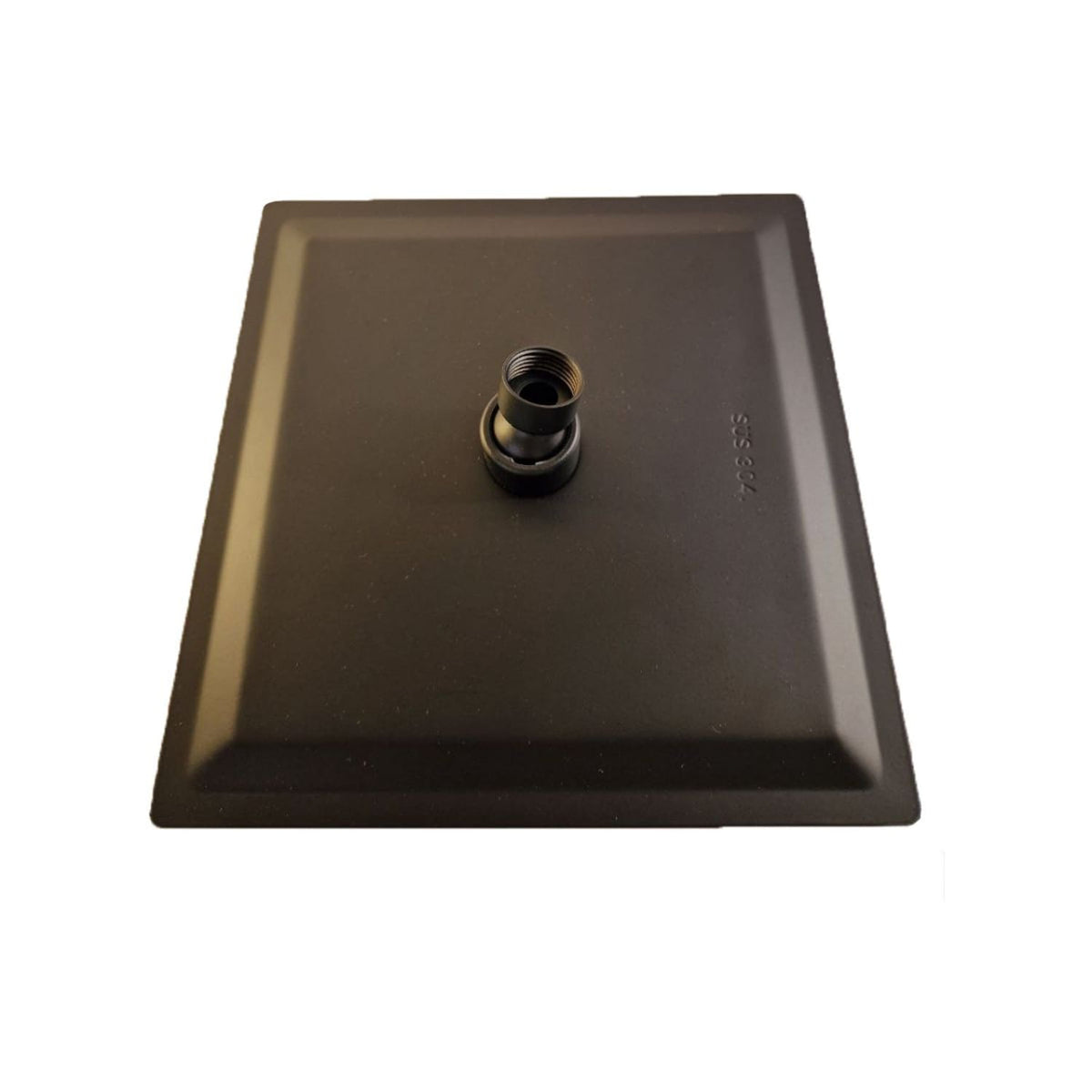 Soffione doccia quadrato 6 nero in acciaio inox eleganza e q