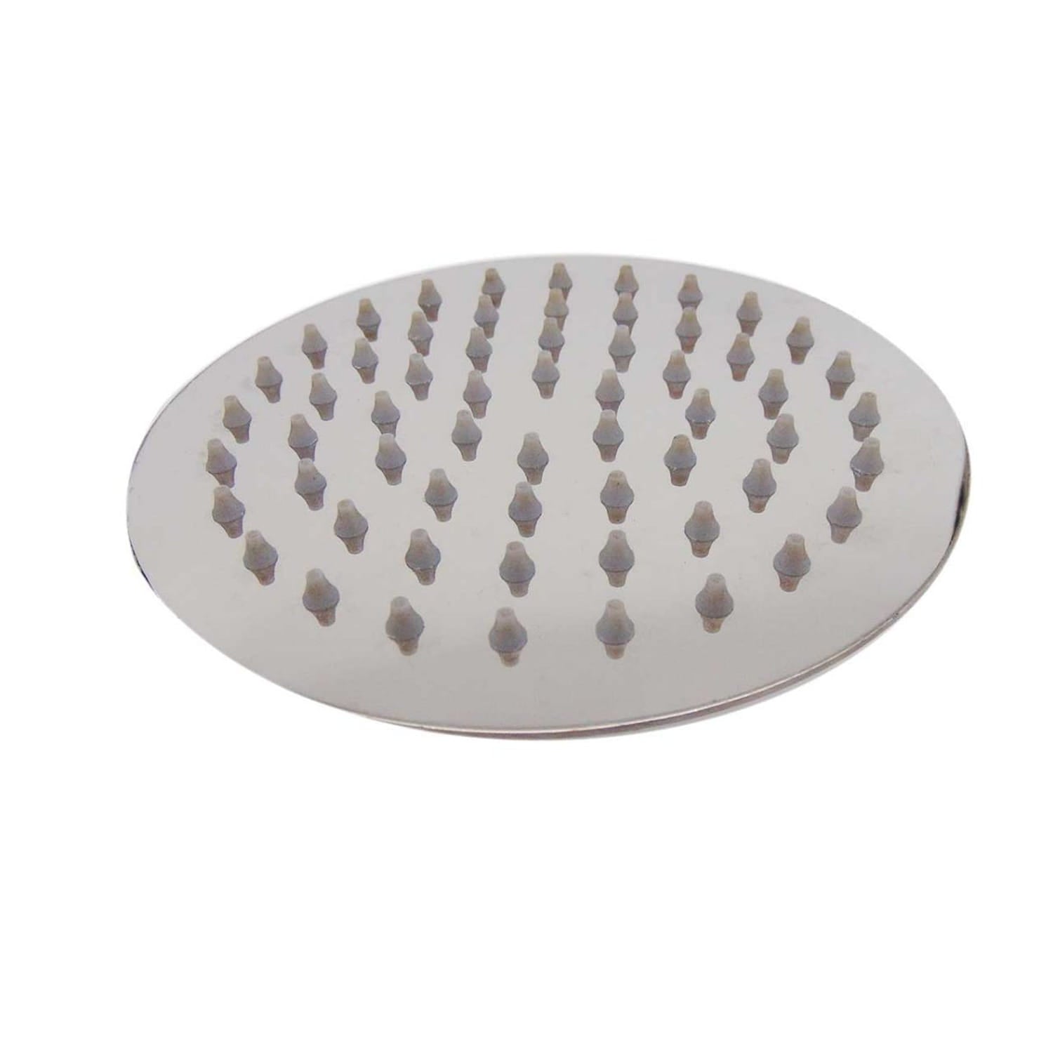 Soffione doccia rotondo 20 cm in acciaio inox per riscaldamento solare