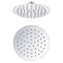 Soffione doccia rotondo 20 cm in acciaio inox per riscaldame
